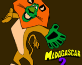 Dibujo Madagascar 2 Alex 2 pintado por Riacr 