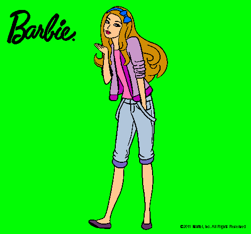 Barbie con look casual