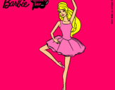 Dibujo Barbie bailarina de ballet pintado por melosa
