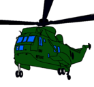 Dibujo Helicóptero al rescate pintado por helicopter