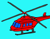 Dibujo Helicóptero  pintado por israelurteag