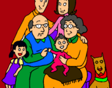 Dibujo Familia pintado por moxxizz