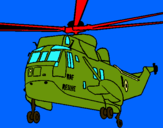 Dibujo Helicóptero al rescate pintado por yeraymm