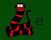 Dibujo Serpiente pintado por vbbbb