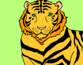 Dibujo Tigre pintado por catalinali