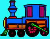 Dibujo Tren pintado por arleth544