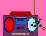 Dibujo Radio cassette 2 pintado por jjodsuy   