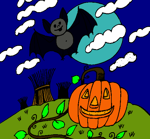 Paisaje de Halloween