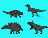 Dibujo Dinosaurios de tierra pintado por asdfggjhjkht