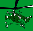 Dibujo Helicóptero al rescate pintado por yuvgu