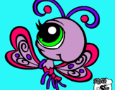 Dibujo Mariposa Littlest Pet Shop 2 pintado por alicia_493