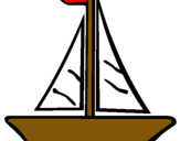 Dibujo Barco velero pintado por joaqiun
