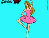 Dibujo Barbie bailarina de ballet pintado por cripitipinap