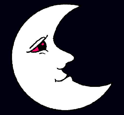 Dibujo Luna pintado por BEKARO