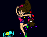 Dibujo Polly Pocket 14 pintado por metzi