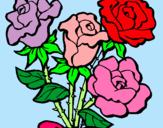 Dibujo Ramo de rosas pintado por piiaa_2012
