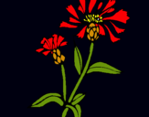 Dibujo Flores de campo pintado por michinita