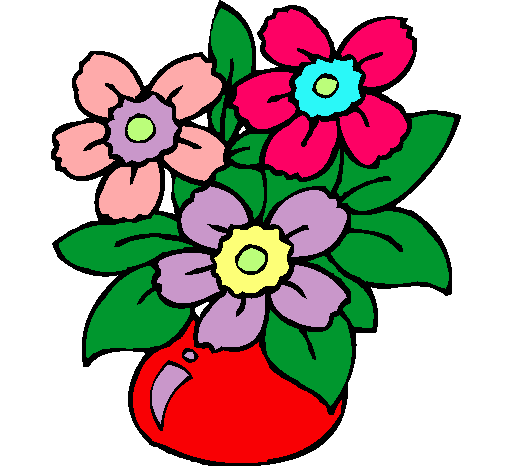 Dibujo Jarrón de flores pintado por zhamaka