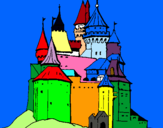 Dibujo Castillo medieval pintado por LEO_VA