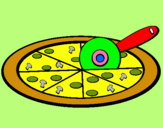 Dibujo Pizza pintado por FHER135