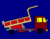 Dibujo Camión de carga pintado por edurne_007