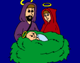 Dibujo Natividad pintado por 060744