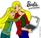 Dibujo El nuevo portátil de Barbie pintado por bngfkyhyr634