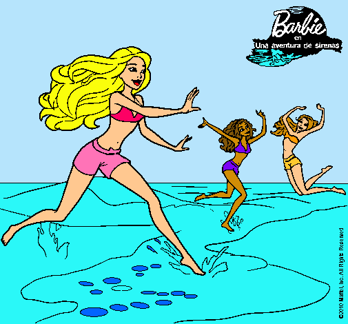 Barbie de regreso a la playa