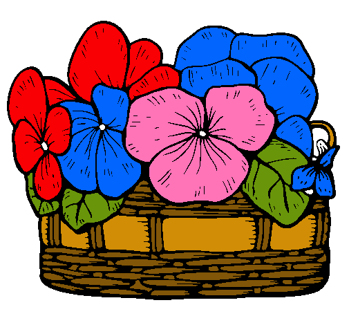 Dibujo Cesta de flores 12 pintado por juam