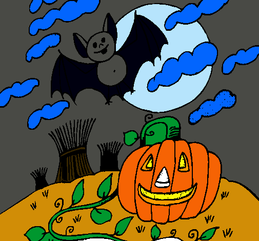 Paisaje de Halloween