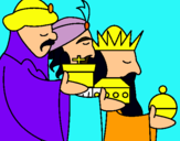 Dibujo Los Reyes Magos 3 pintado por vnza