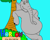 Dibujo Horton pintado por fryes