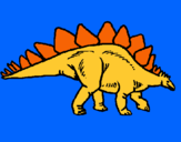 Dibujo Stegosaurus pintado por mikeyla