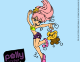 Dibujo Polly Pocket 14 pintado por lima