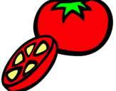 Dibujo Tomate pintado por amarte