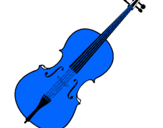 Dibujo Violín pintado por 745123654789