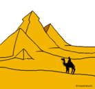 Dibujo Paisaje con pirámides pintado por Yaizinita8