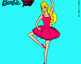 Dibujo Barbie bailarina de ballet pintado por Nikii0109