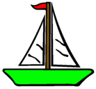 Dibujo Barco velero pintado por piopiemas