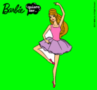 Dibujo Barbie bailarina de ballet pintado por ERTDF