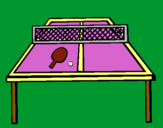 Dibujo Tenis de mesa pintado por ghvjuggvvu