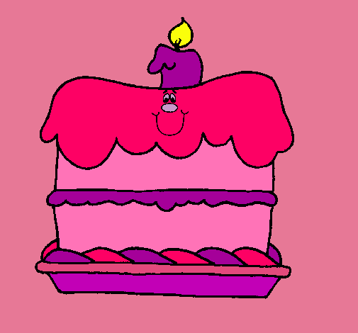 Pastel de cumpleaños