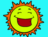 Dibujo Sol sonriendo pintado por zuleymy