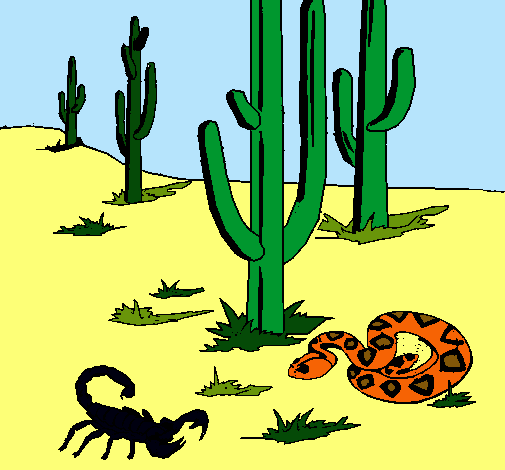 Dibujo Desierto pintado por PEPITAYO5