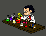 Dibujo Técnico de laboratorio pintado por 1230