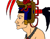 Dibujo Jefe de la tribu pintado por shata