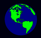 Dibujo Planeta Tierra pintado por enzo2012