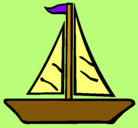 Dibujo Barco velero pintado por NICOI