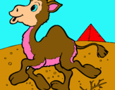 Dibujo Camello pintado por abrilona