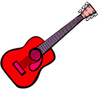 Dibujo Guitarra española II pintado por CRISTIANDPSW